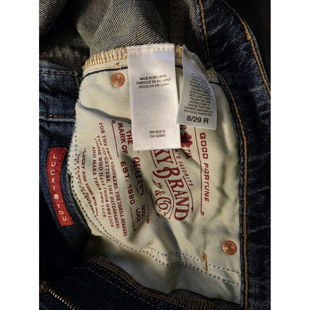 Lucky Brand Boy Mid-Rise Relaxed Strait Jeans (8/29)R - Picture 6 of 8